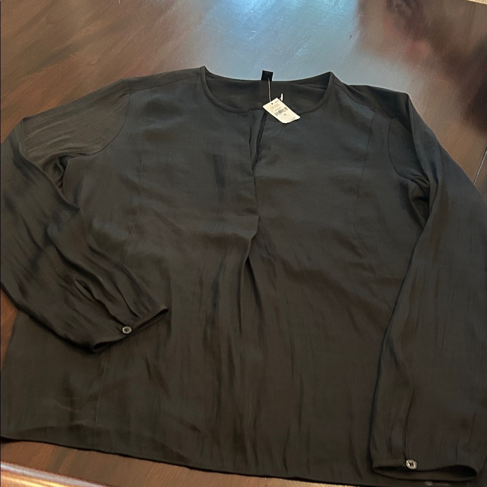 Banana Republic Charcoal Blouse